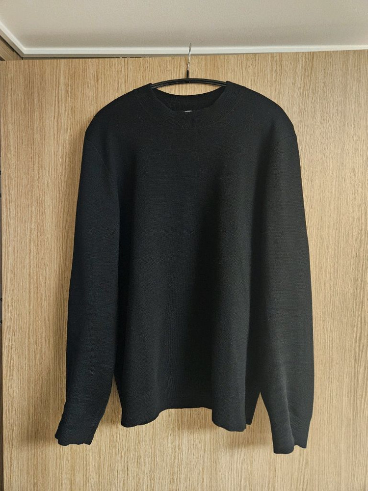 캘빈 클라인 / 모크넥 니트 블랙 , 스모크블루 / L--0