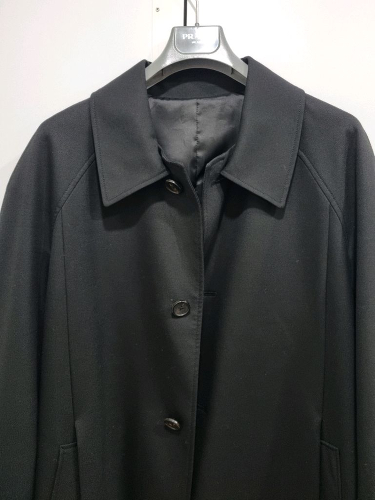 남성 SYSTEM 시스템옴므 파리 트렌치 코트 블랙--1