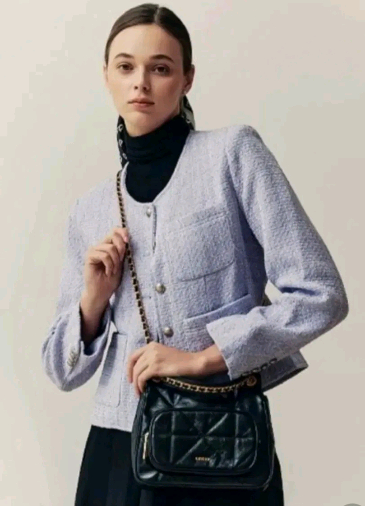 GEIGER 가이거 퀼팅 레드 체인 투웨이백 / 블랙--2