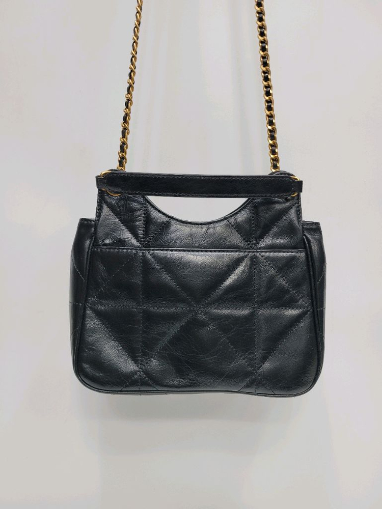 GEIGER 가이거 퀼팅 레드 체인 투웨이백 / 블랙--4