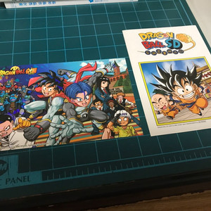 만화책 코믹스 드래곤볼 슈퍼 점프 만화 잡지 특전 홀로그램 일러스트 카드, 드래곤볼 SD 2권 초판 특전 스티커