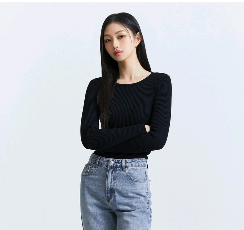 미쏘 골지니트 라이트베이지 L--5