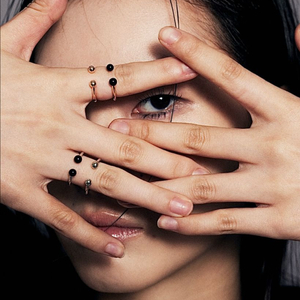 (1회착 택포가격) 오닉스 피어싱 링