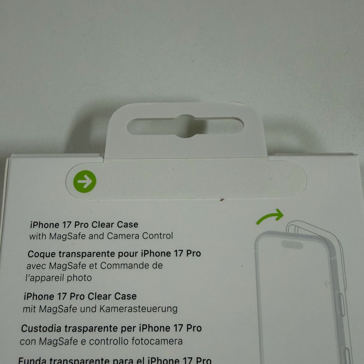 (미개봉) 아이폰17 Pro 애플 정품 투명 클리어 케이스--3