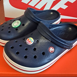 크록스정품 245 지비츠포함 크록밴드