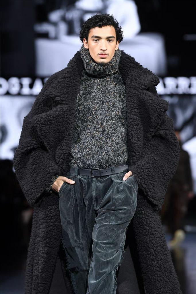 돌체앤가바나 캐시미어 테디 코트 이미지