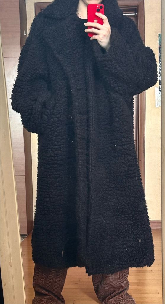 돌체앤가바나 캐시미어 테디 코트 이미지