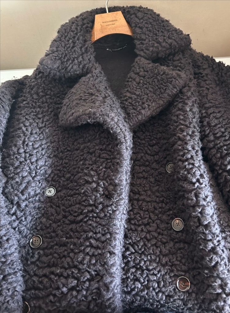 돌체앤가바나 캐시미어 테디 코트 이미지