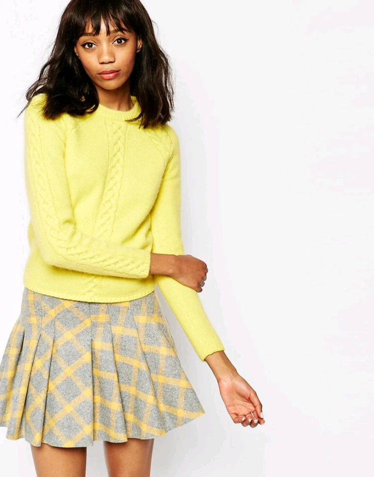 PAUL&JOE 폴앤조 앙고라혼방 케이블니트 포인트 스웨터 이미지
