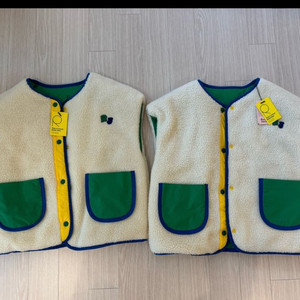 로아앤제인) 리버시블 양면 조끼 145 새제품 일괄(택포) 하나가격도 안해요 ㅠ