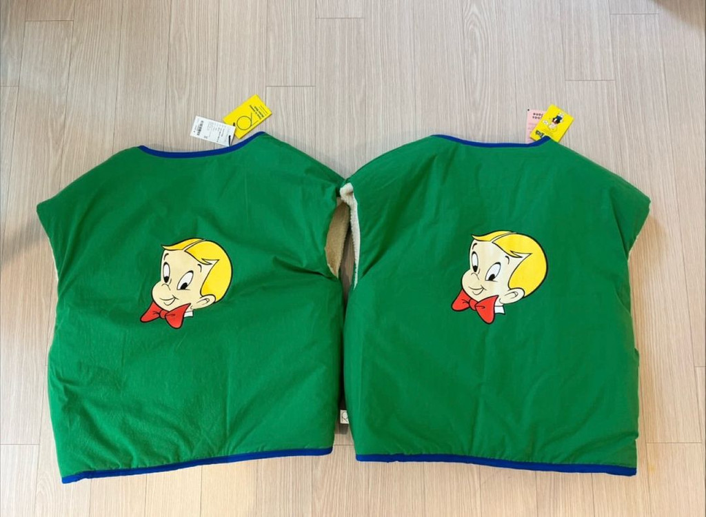 로아앤제인) 리버시블 양면 조끼 145 새제품 일괄(택포) 하나가격도 안해요 ㅠ--1