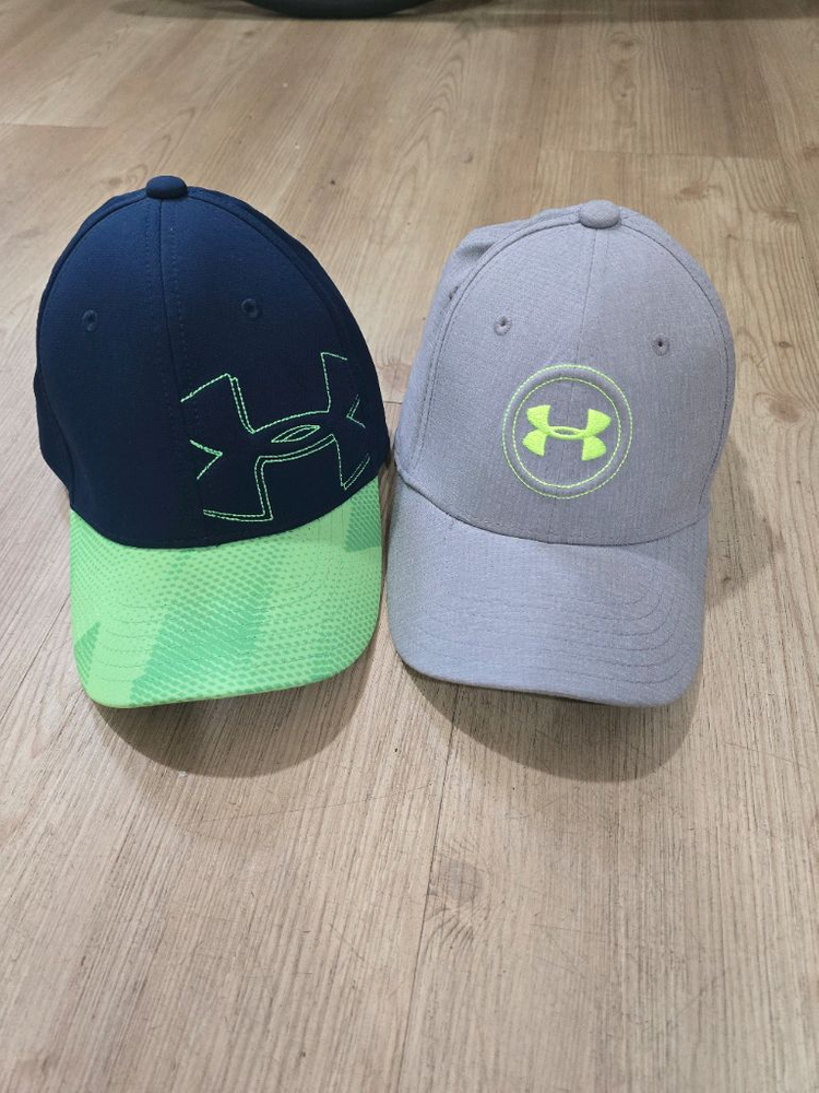 (일괄판매가) 언더아머 모자 2종세트 54~56cm--1