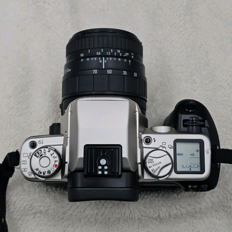 캐논 EOS 55 필름카메라 시그마 28-70mm 렌즈 필카 SLR--2