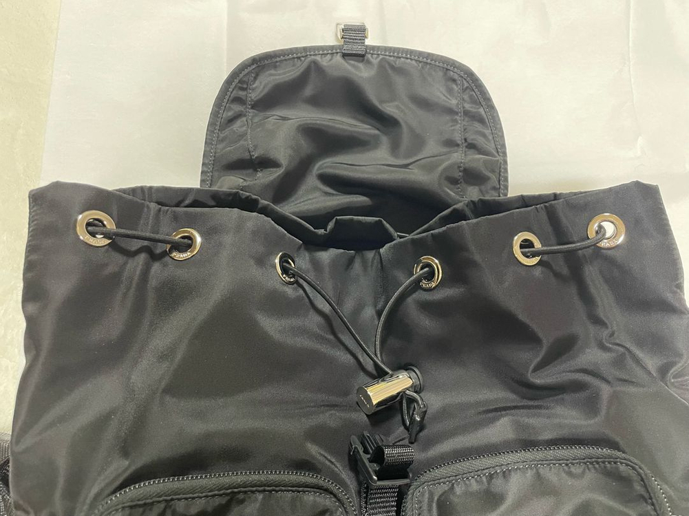 프라다 백팩 스몰 (아울렛버젼/지퍼 포켓)--5