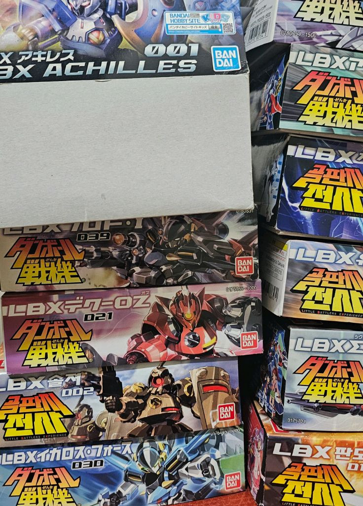 LBX 골판지전사 박스,설명서 이미지