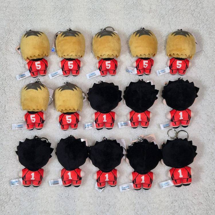 하이큐 쿠로오 테츠로 코즈메 켄마 누이 인형 공굿 가방고리 키링 백참 배구--1