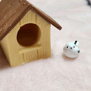 TARLIN 뱁새의 집 새장 피규어 가챠 1번 뱁새 가챠 오목눈이 피규어