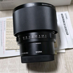 시그마 65mm f2 dg dn 소니 FE 마운트 e마운트 렌즈 65.2 풀박스
