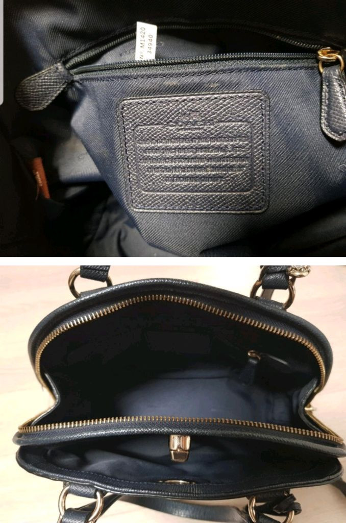 코치 금장턴락장식 사첼 3way백--6