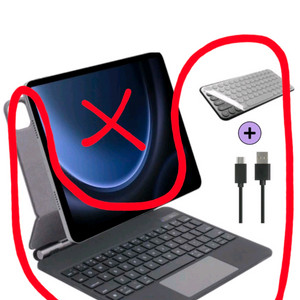 갤럭시탭 S9 FE S8 S7 11인치 키보드 케이스 새상품