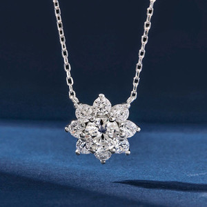 랩다이아 모이사나이트 1캐럿 목걸이 이미지