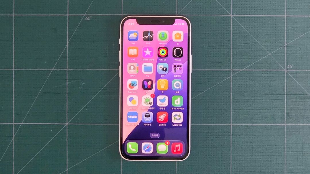 아이폰12 미니 128GB 화이트, 배터리 상태 76%, 정품 박스, 방수 케이스--6