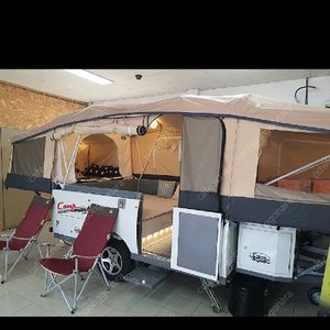 캠프마스터 폴딩트레일러.캠핑트레일러.텐트트레일러 전시차 프로모션 100만원 할인판매