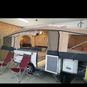 캠프마스터 폴딩트레일러.캠핑트레일러.텐트트레일러 전시차 프로모션 100만원 할인판매