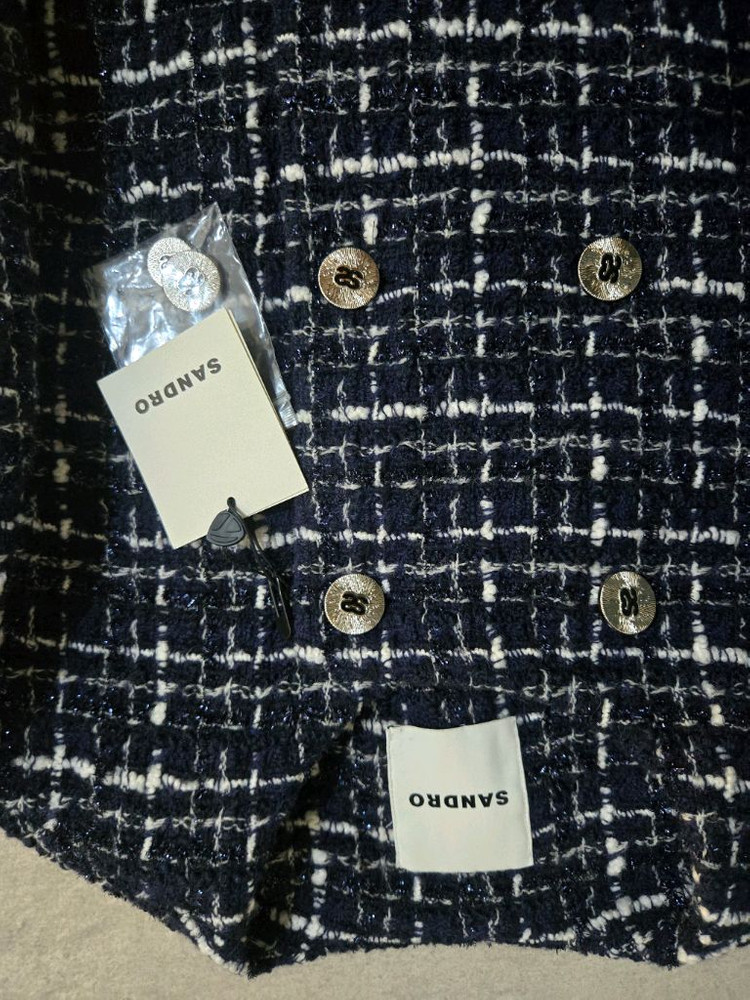 산드로 트위드 자켓 새상품--2