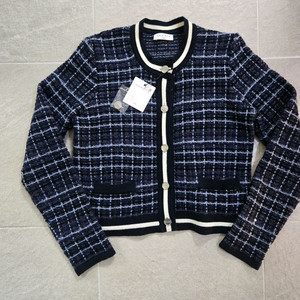 산드로 트위드 가디건