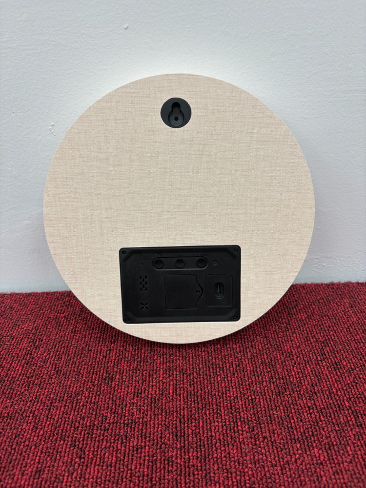 원형 디지털 LED시계--1