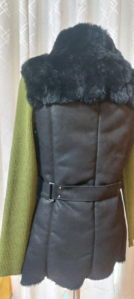 PREM by IT MICHA 블랙 퍼 베스트 55--7