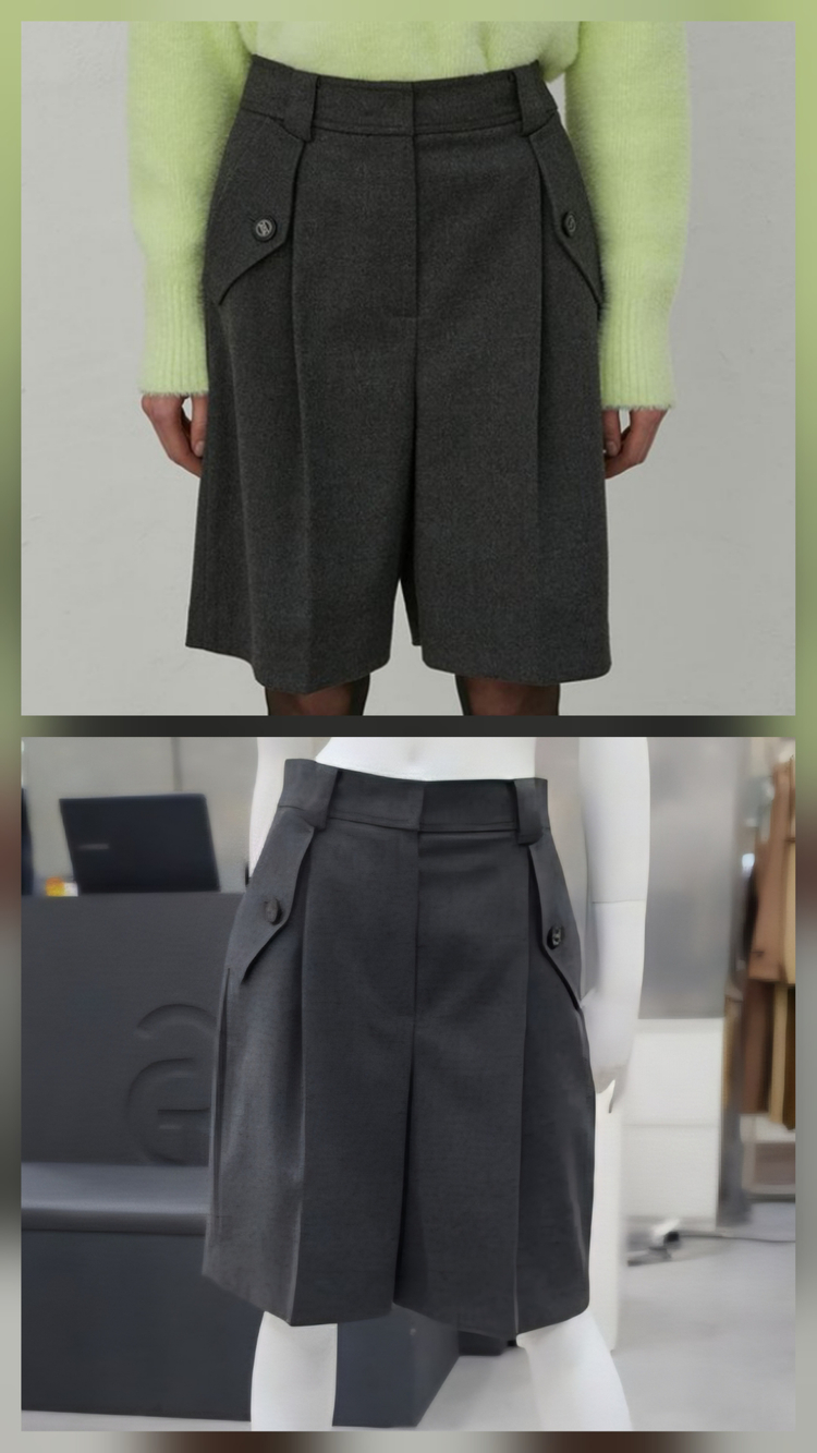 에고이스트 egoist 아웃포켓 버뮤다 팬츠 55사이즈--2