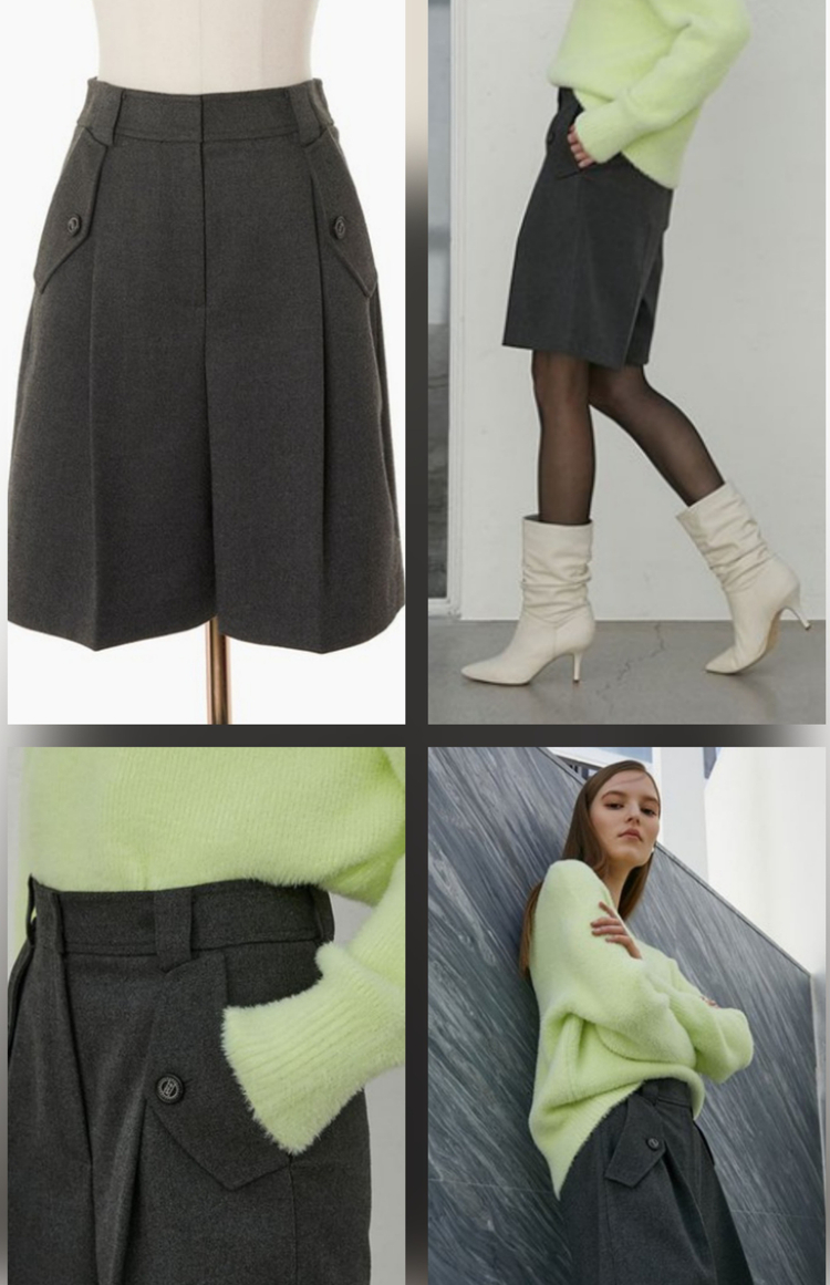 에고이스트 egoist 아웃포켓 버뮤다 팬츠 55사이즈--3