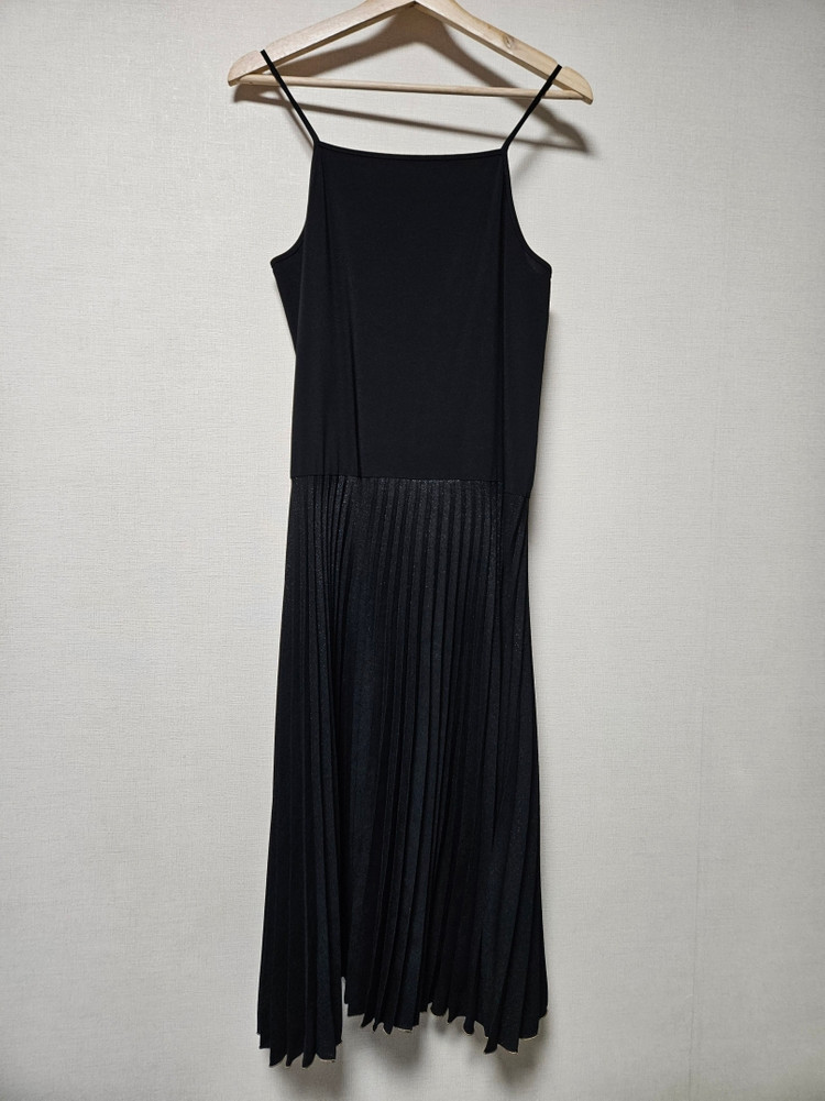 시스템 SYSTEM 슬리브리스 플리츠 원피스 프리사이즈--7