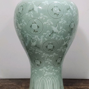 석봉 조무호 무빙열 상감청자운학문매병.