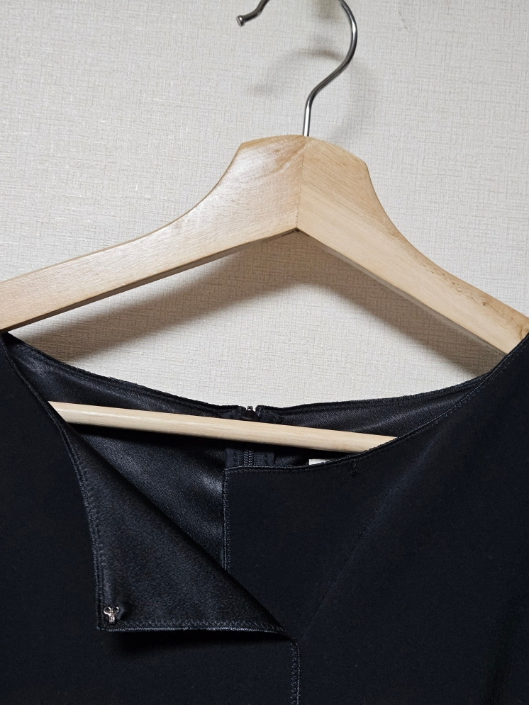 구호 KUHO 블랙 원피스 66사이즈--2