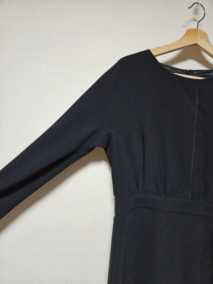 구호 KUHO 블랙 원피스 66사이즈--3