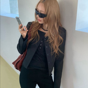 <새상품> 노카라 자켓 2color