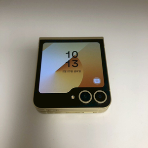 갤럭시 Z플립6 옐로우 액정/배터리/테두리/힌지 센터교체 후 미사용