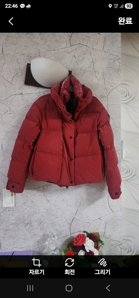 25FW 주력 페트레이 VERTANA 선미패딩 (희귀 레드/택 새상품)--6