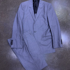 시스템옴므 울 그레이 수트셋업 자켓 팬츠 슬랙스 46