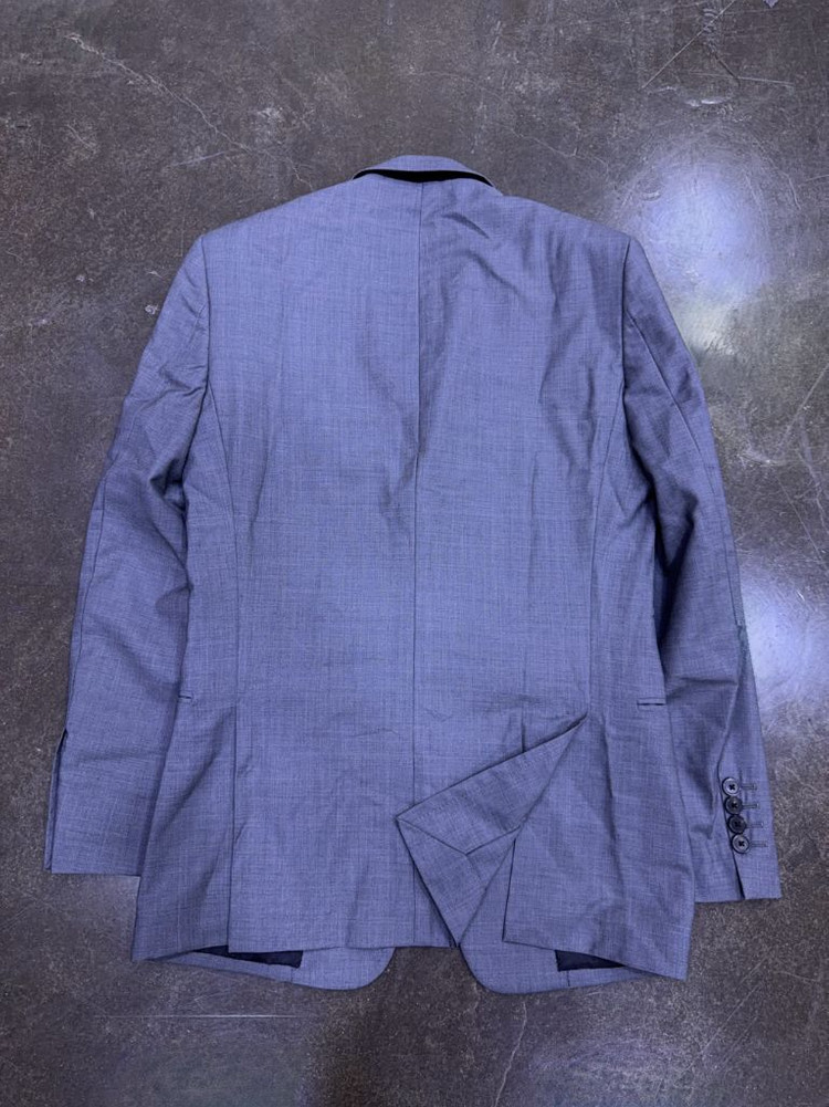 시스템옴므 울 그레이 수트셋업 자켓 팬츠 슬랙스 46--2