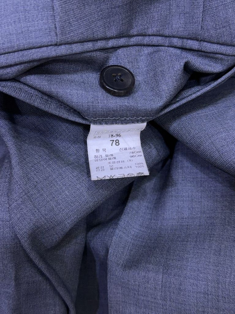 시스템옴므 울 그레이 수트셋업 자켓 팬츠 슬랙스 46--9