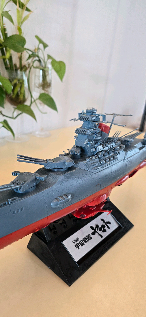 [직거래] 1/500 우주전함 야마토 대형 프라모델 완성품 (길이 53cm)--7