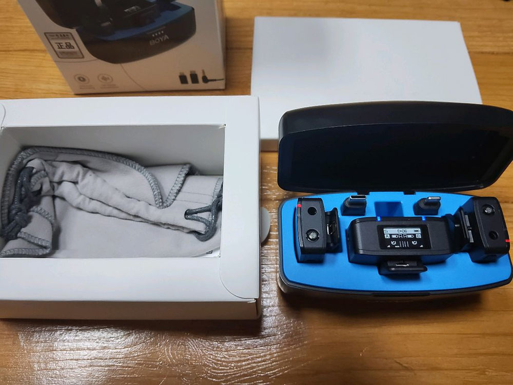 보야 2.4g 2채널 무선 마이크--1