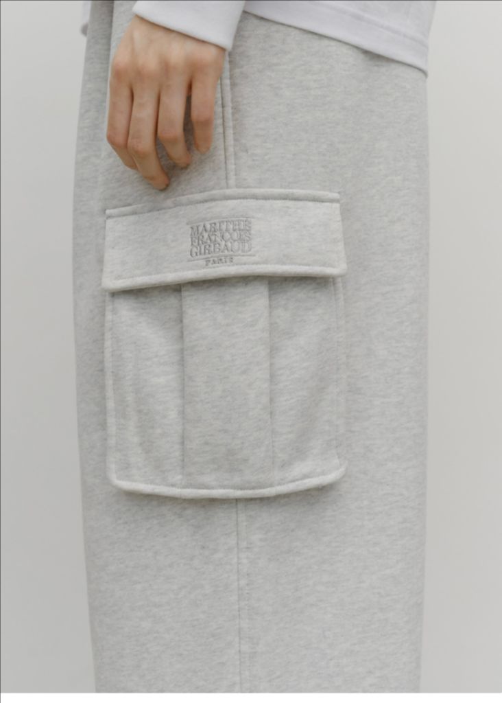 마리떼 프랑소와 저버 클래식 로고 카고 스웻팬츠 S 새상품--2