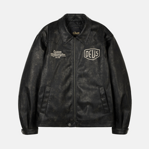 [새상품/XL] 데우스 엑스 마키나 라이더스 프렌드 자켓 블랙