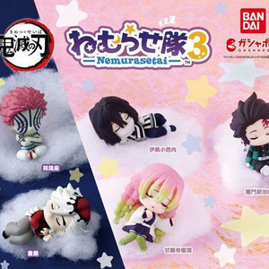 귀멸의칼날 네무라세타이 가챠 풀세트 도우마 아카자 탄지로 미츠리 이구로 이미지