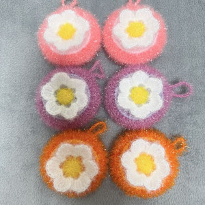 꽃단지 호빵수세미 6개 세트